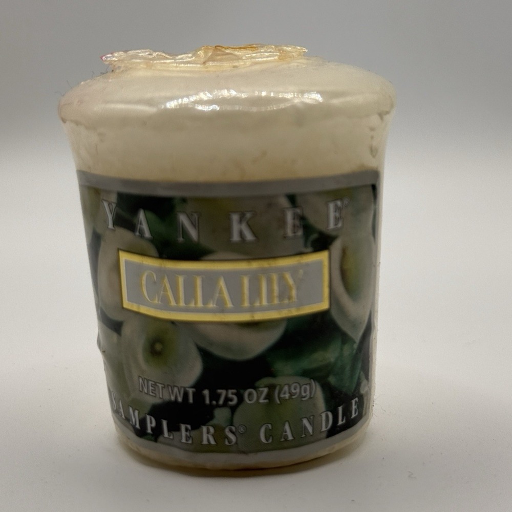 Yankee‎ Candle Calla Lily 1.75 oz Sampler Candle Factory Sealed